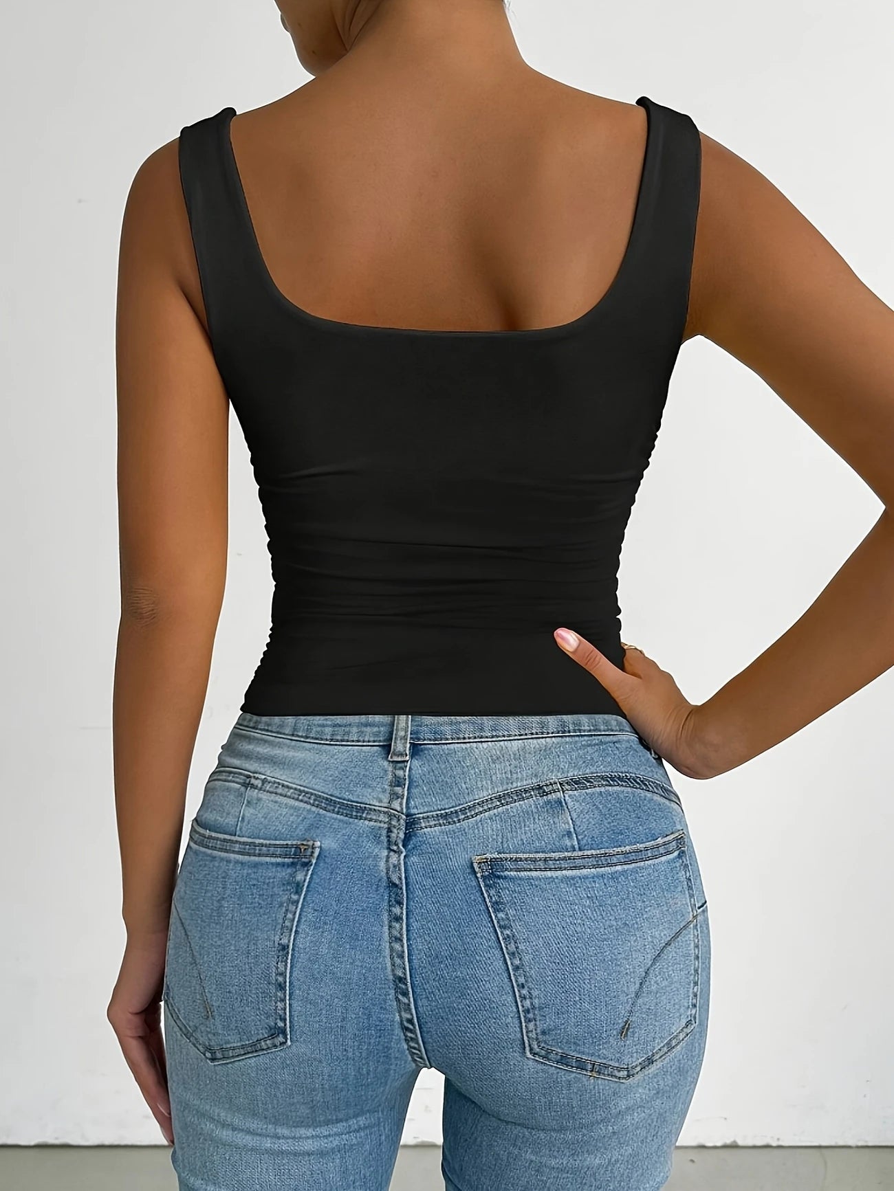 Débardeur Noir Slim