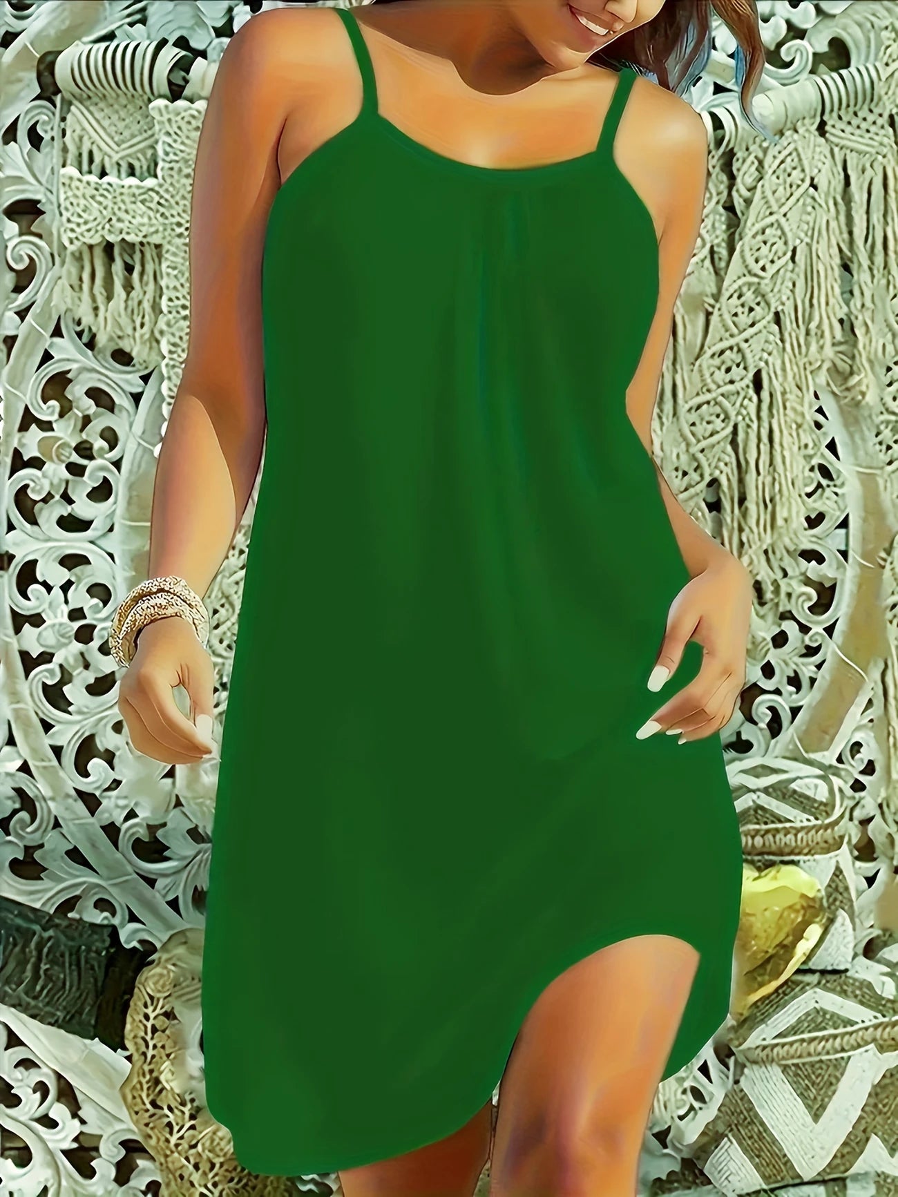 Robe Estivale Verte