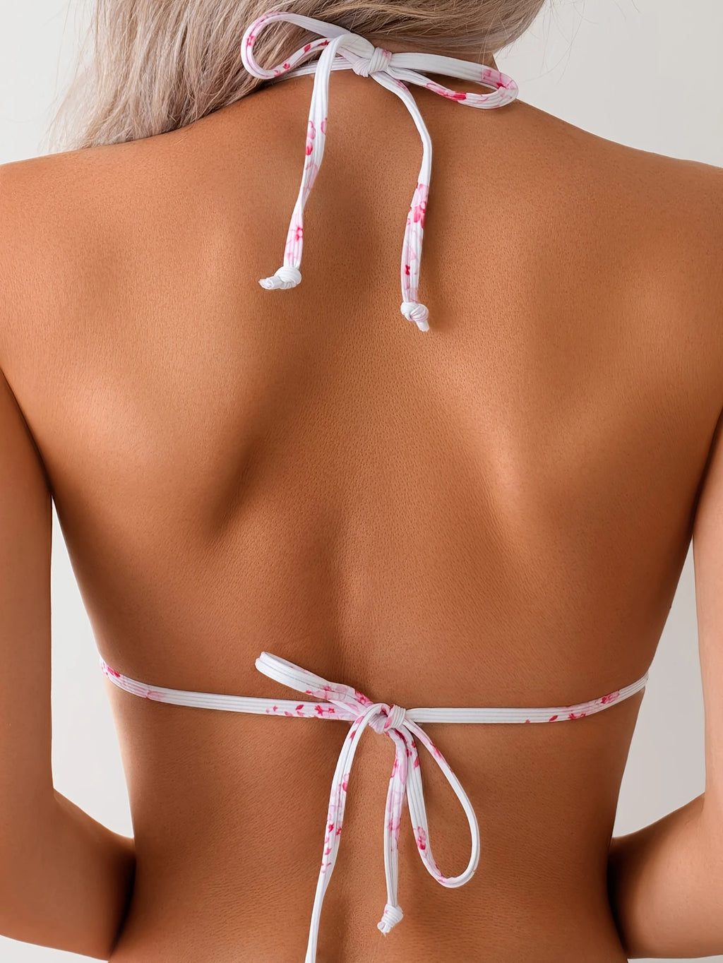 Bikini Blanc à Fleur