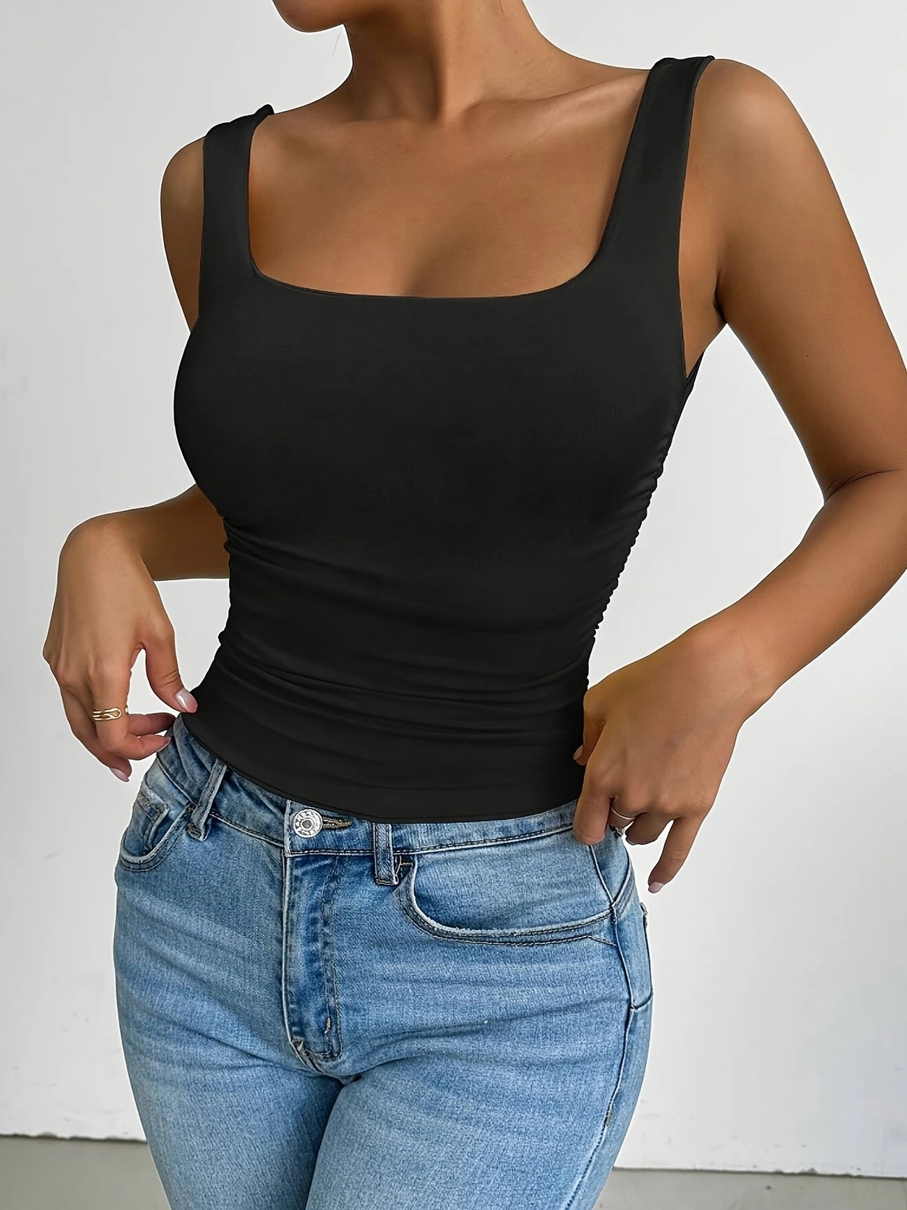 Débardeur Noir Slim