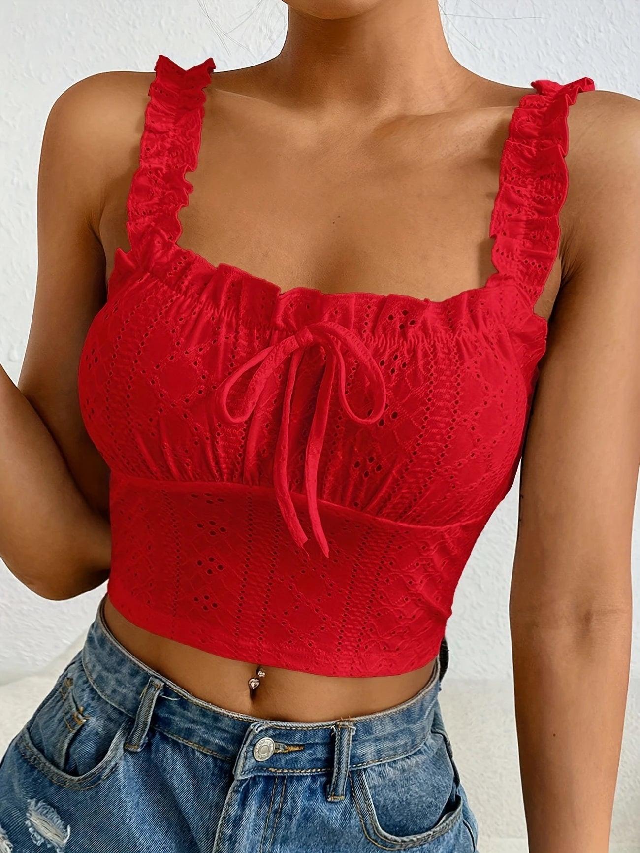 Top Corset Rouge
