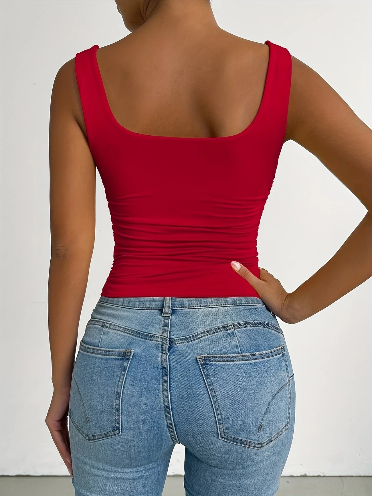 Débardeur Rouge Slim