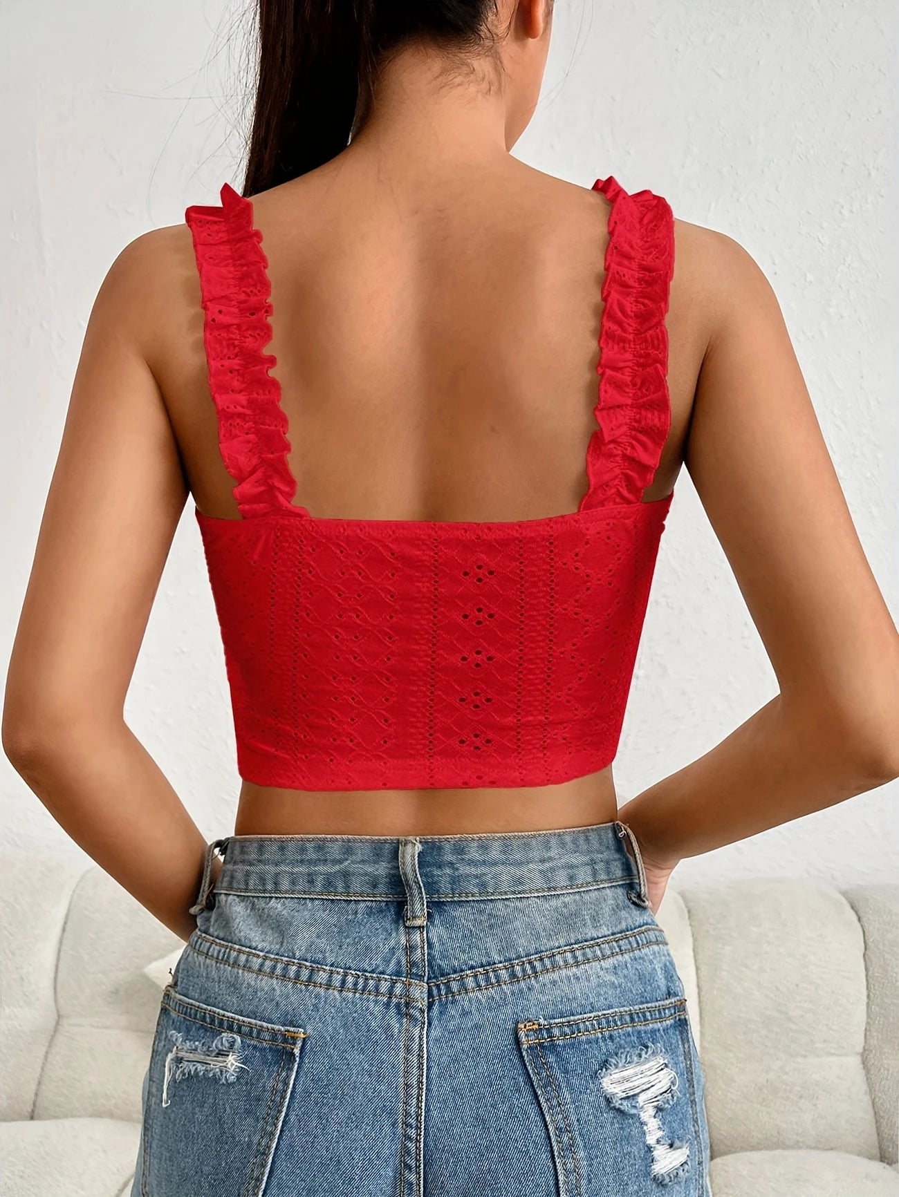 Top Corset Rouge