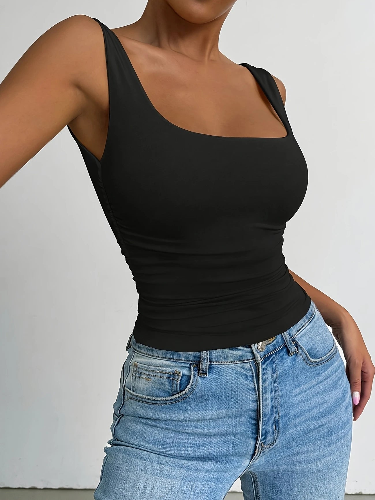 Débardeur Noir Slim