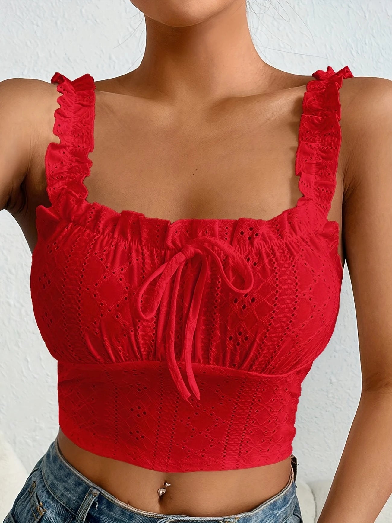 Top Corset Rouge